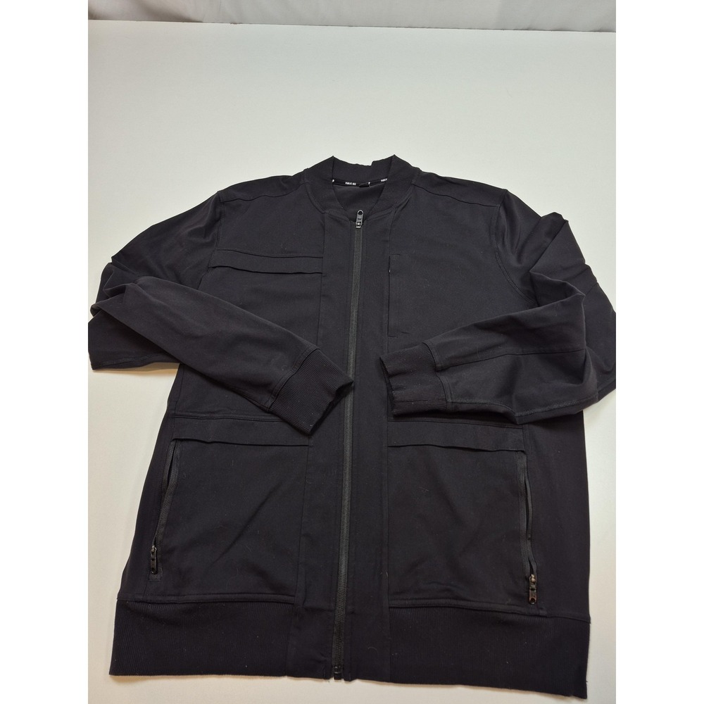 Public Rec Men's Jacket Size XL Crosstown Bomber Full Zip Athletic Black